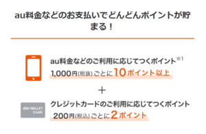 Au Walletポイントの特典や特徴を理解する お得にたまる つかえる